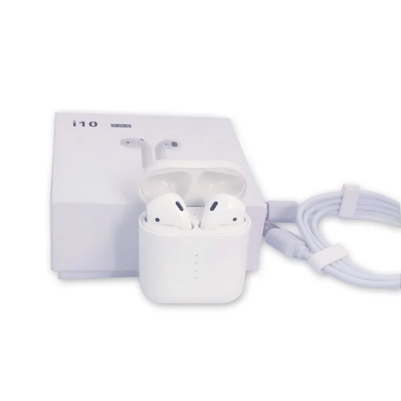

Wireless Electronic Headset With Mic Blue Tooth Earphone, White