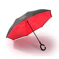 

2016 New design inside out magicbrella c handle inverted umbrella