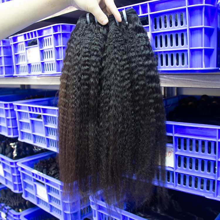 

Raw Unprocessed Virgin Peruvian Weave Bundles 10-30" Cuticle Aligned Kinky Straight Hair Human, Natural color