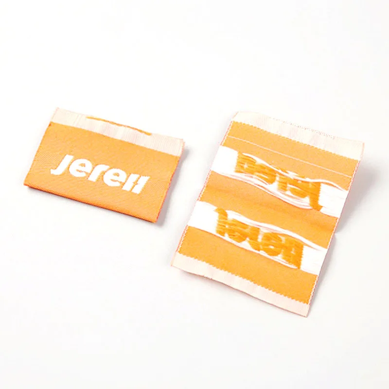 

custom cheap garment centerfolded labels clothes woven labels for clothing