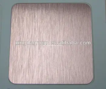 Copper Decorative Composite Material Brushed Aluminum Sheet Metal