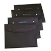 Online shopping promotional A4 black waterproof pp plastic envelope file folder for office