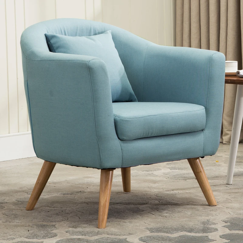 
D19 Comfortable Yet Ultra Stylish Button Accent Chair, Teal Living Room Furniture 