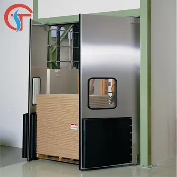 Shuotian Light Duty Stainless Steel Impact Traffic Door Clear