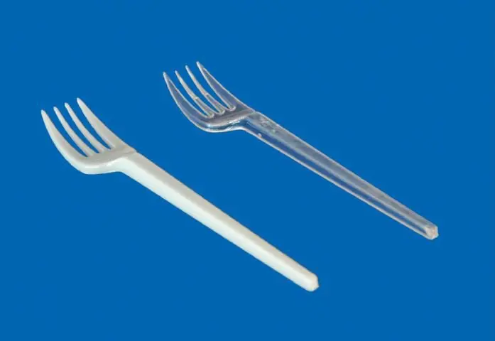 disposable plastic fork