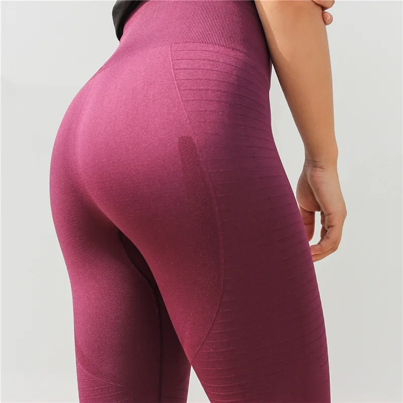 

Ladies Nylon Spandex Fitness Leggings High Compression Yoga Pants High Waisted Workout leggings, Black or customized colors