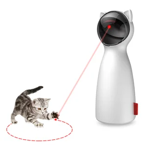 Image of Interactive Cat Laser Toy Pet Laser Pointer for Cats Automatic Rotating Catch Training Cat toy
