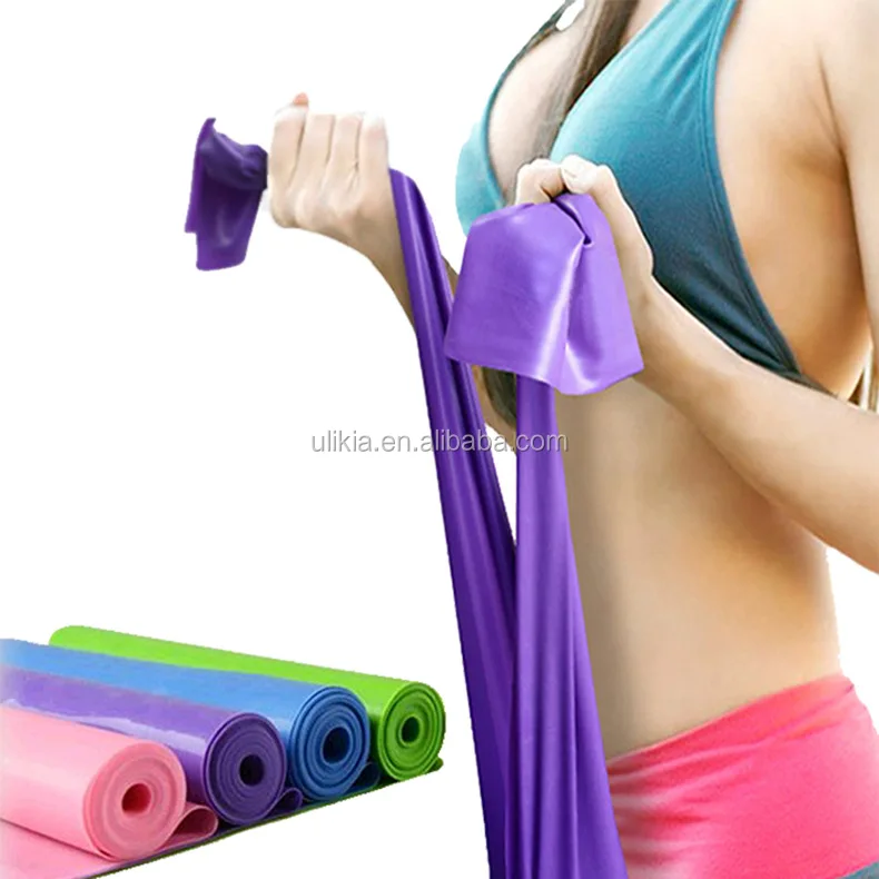 

Fitness Latex Resistance Bands.Home Fitness Equipment For Physical Therapy, Pilates, Stretch, Yoga, Strength Training, N/a