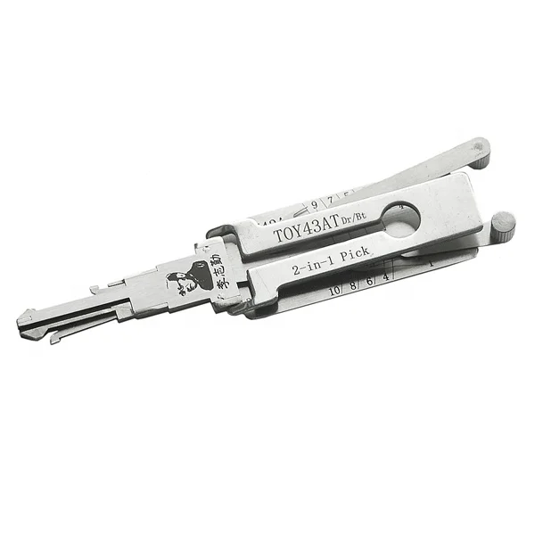 

Original LISHI 2 In 1 TOY43AT Dr/Bt after 2002 year decoder and lock pick combination genuine locksmith tools