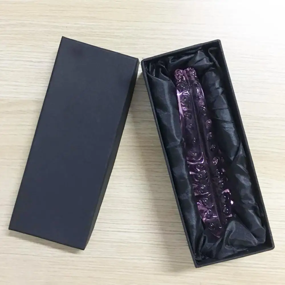 透明玻璃 dildo 与玫瑰触手魔术棒性玩具为女性