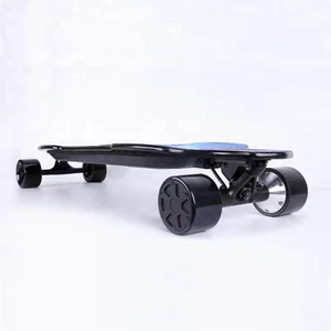 Wholesale Long Drive Distance 40KM Black Electric Skateboard with LG battery Electronic Skate Board
