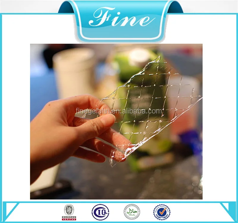 
Gelatin Sheet /Leaf Gelatin Sheet Used For Dessert 