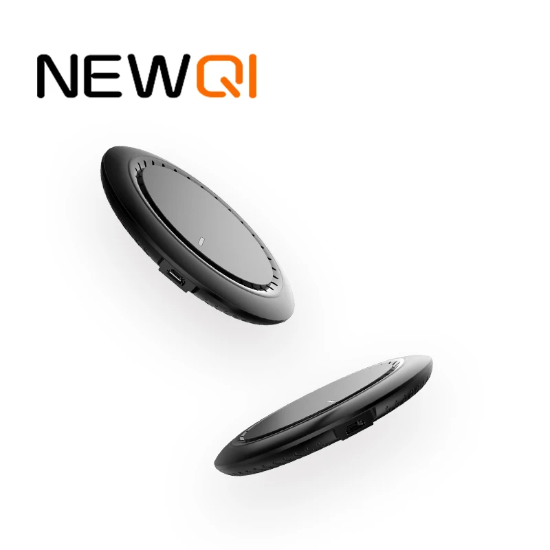 New design Qi certified  fast charging qi wireless charger office table wireless charger usb wireless charger