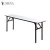 Hotel furniture stainless steel restaurant rectangular banquet folding dining table
