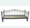 pull out metal double sofa bed folding metal futon bed with wood slats
