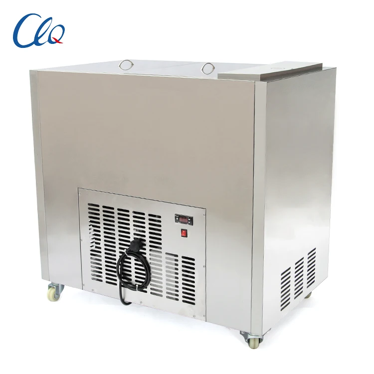 Brazil type stick popsicle /commercial ice lolly making machine with 4 moulds