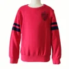 Kids boys 100% cotton flock printing pull over sweatshirt