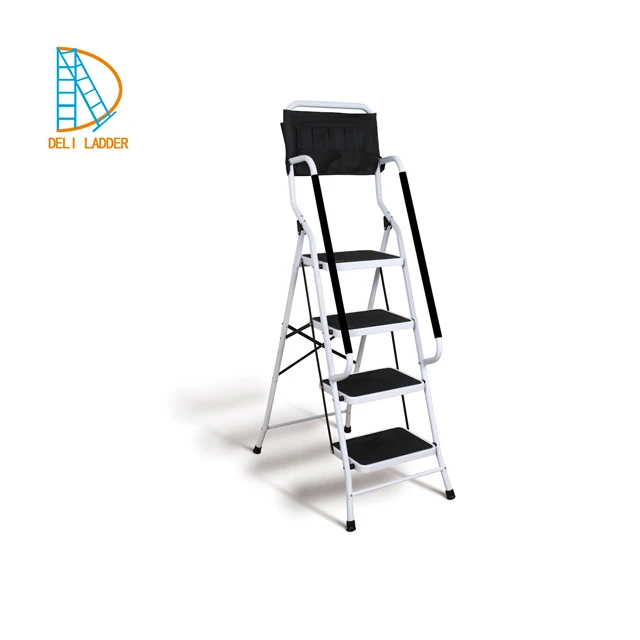 4 Step Ladder With Safety Rail Step Ladder For Lidl Kitchen Step Ladder