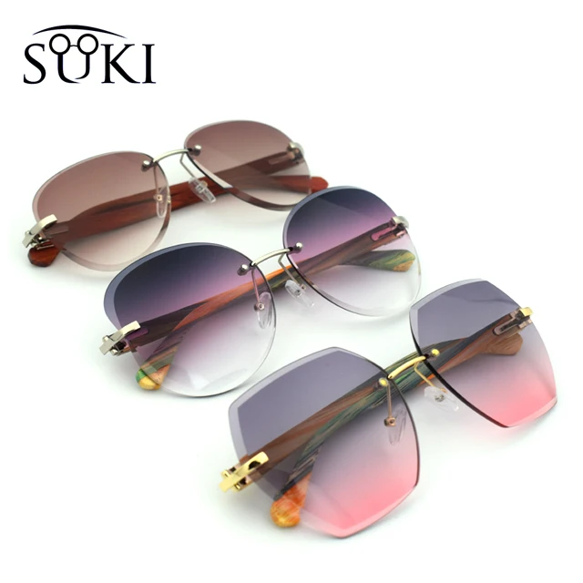 

Bigger Frame Women Brand Sunglasses Custom Logo Wooden Sunglasses