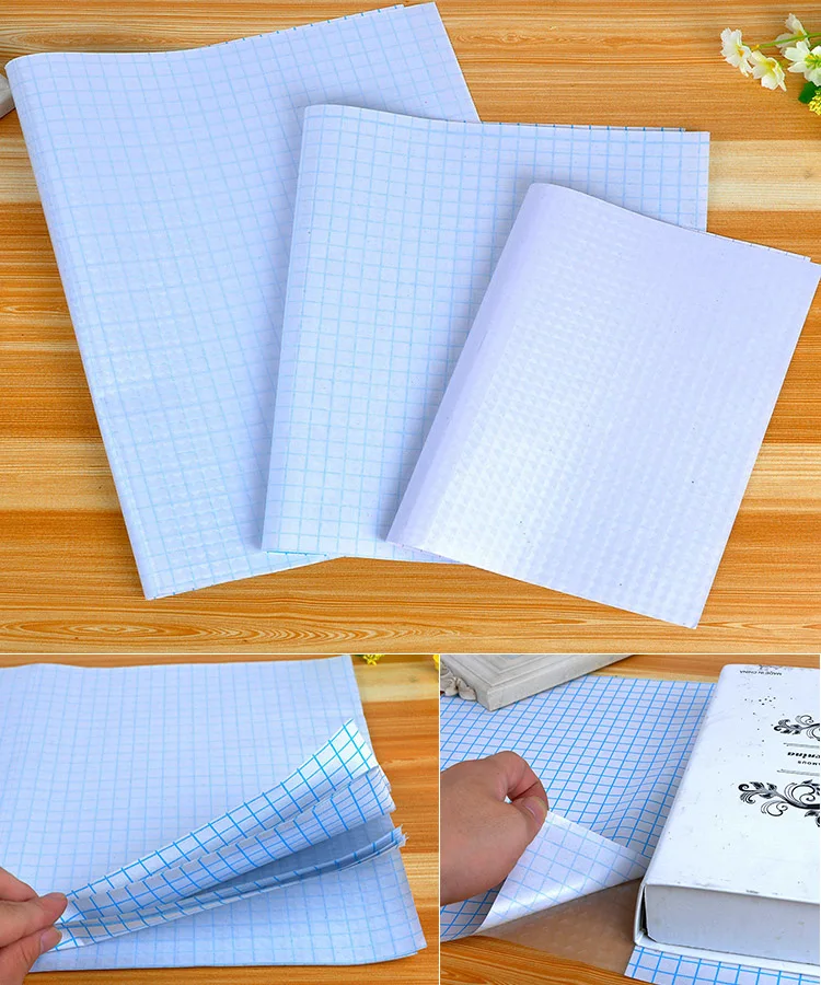 transparent adhesive book cover