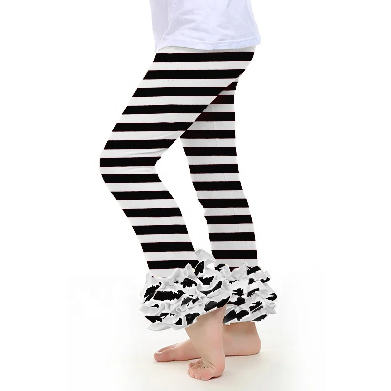 

Kids Fashion Cheap Wholesale Legging Pants Fall Winter New Style Ruffles Legging Pants, Picture