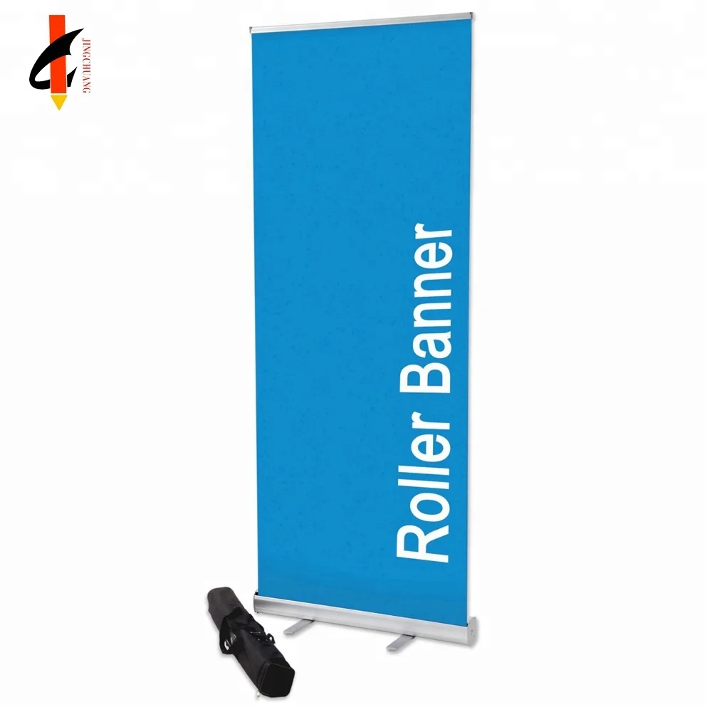 Retractable Roll Up Banner Stand Size Promotion Sign Holder For
