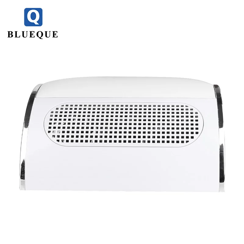 

Blueque Why so many salons order this 3 fans electric nail dust collector machine, White