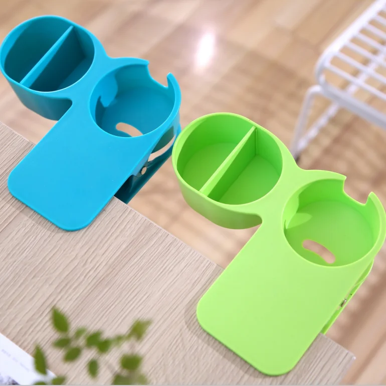 Drinking Cup Holder Clip 2019 Latest Model Chair and Table Bottle Cup Clip Water Coffee Mug Holder Clip Extra Storage