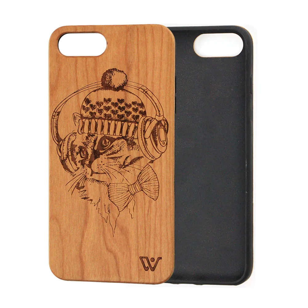 

2021 wholesale TPU Frame Shockproof Wood Phone Case For iPhone X 12 11 XR