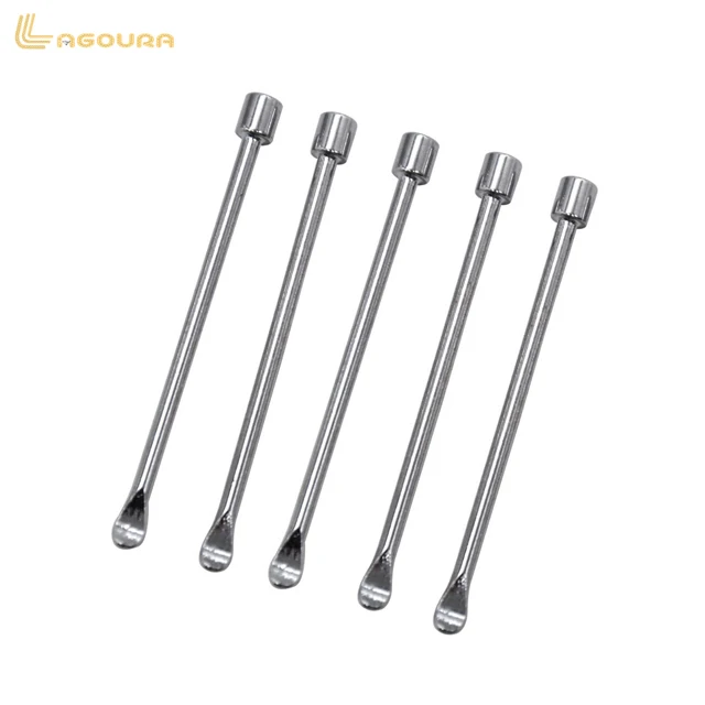 

Factory Cheap Price Titanium Steel Silver Spoon Ultralight Cigarette Tool Cigar Spoon Fittings, N/a