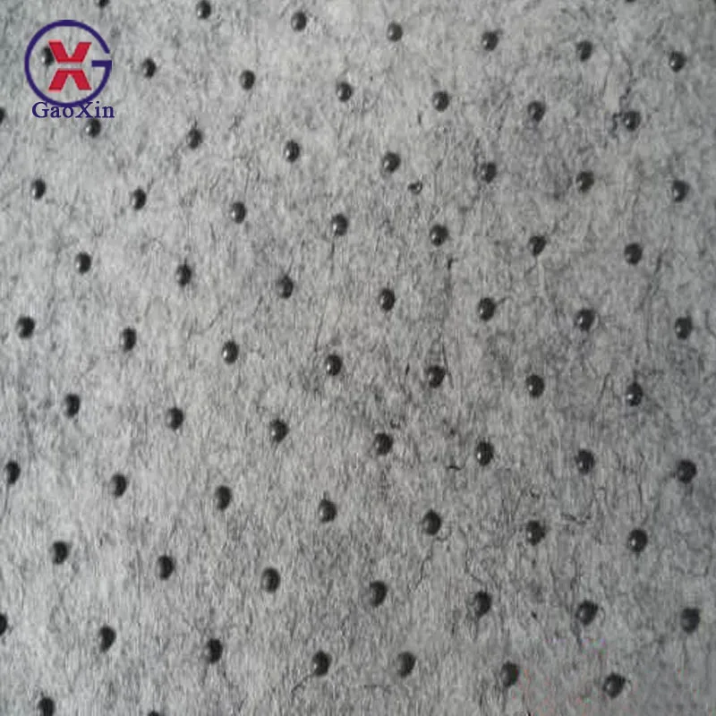Carpet Underlay Nonwoven Felt Fabric Base Cloth with Antislip PVC Dots/PVC Dots Carpet