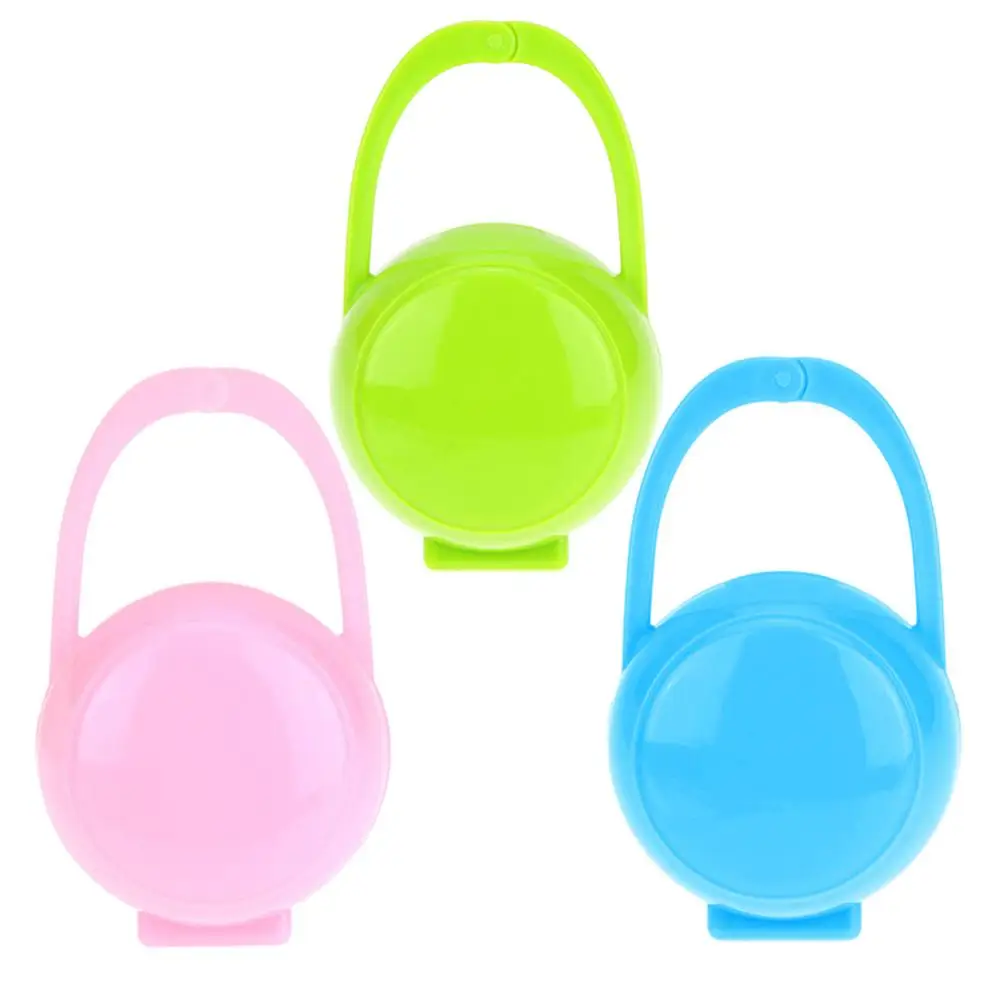 

3pcs Baby Soother Container Holder Pacifier Dummy Box Travel Storage Case Gift Safe PP plastic