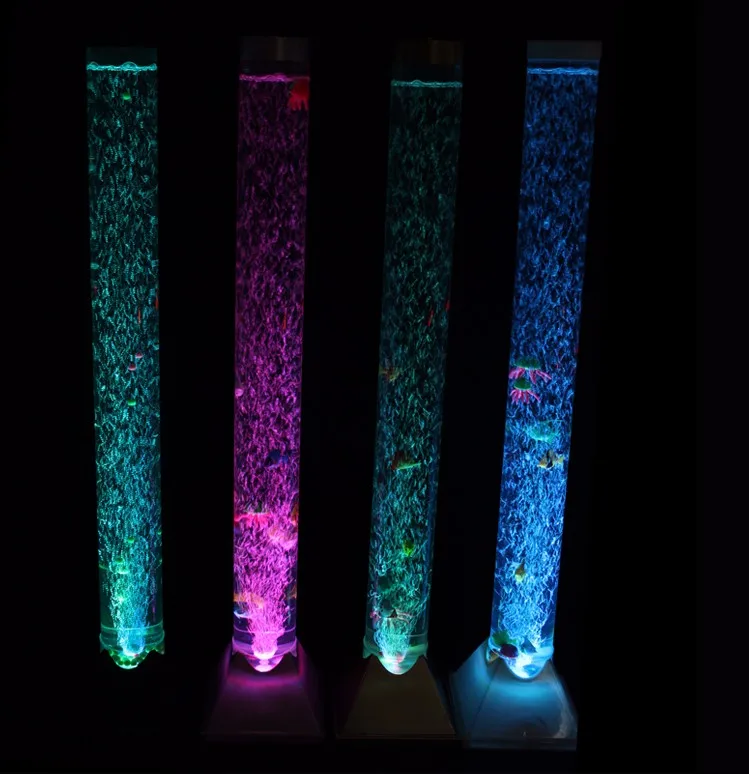 B899 Yiwu Chuanghui Acrylic Home Decoration Water Column Lamp Floor ...