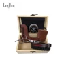 No Logo Luxury Wooden Case 5 in 1 Rosewood Men Beard Grooming Kit Beard Gift Set