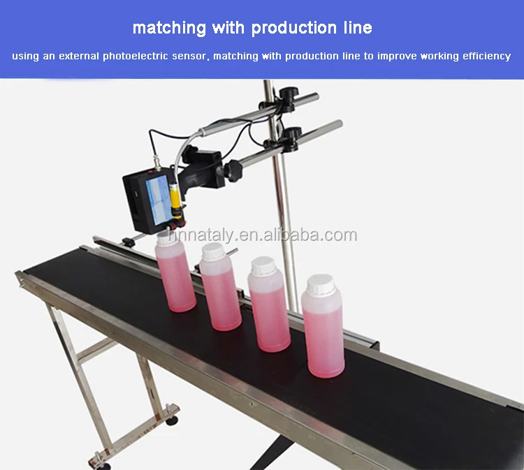Nataly M3S Mobile Inkjet Printer Mini Handheld Print Expiry Date Inkjet Date Code Printer Machine With 3.5 Inch Touch Screen