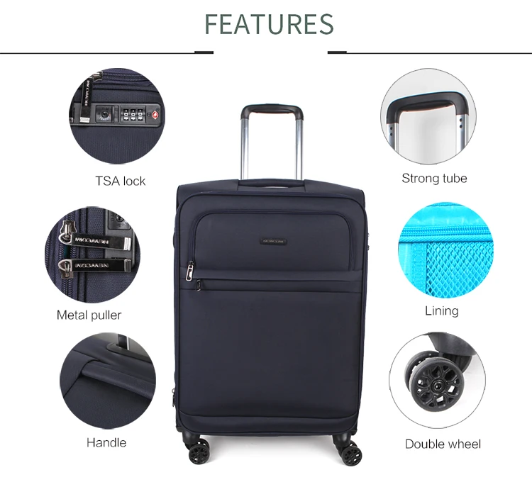 4 Wheels Bag Travel World Trolley Bags Leisure International