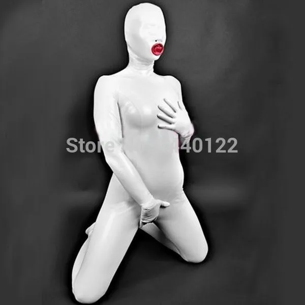 

Fashion women fetish Full cover 100% latex catsuit rubber costume zentai cd bodysuits with condoms for adult plus size, Black;red;blue;sky blue;orange;and so on