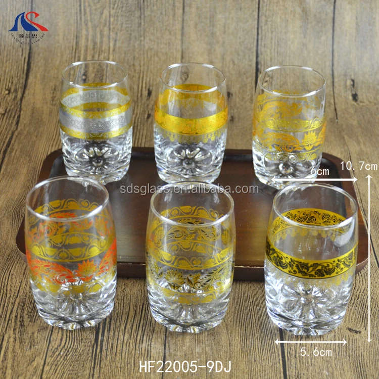 Unique Design Beautiful Drinking Glasses 9oz Colored Drinking Glasses Sets Buy Colored