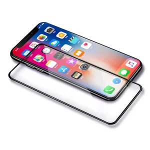 HUYSHE 3D Full Glue Cover Cell Phone Asahi Tempered Glass Screen Protector for iPhone 6 7 8 plus X XS max XR XI 2019