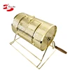 Small Professional Brass Plated Raffle Ticket Drum