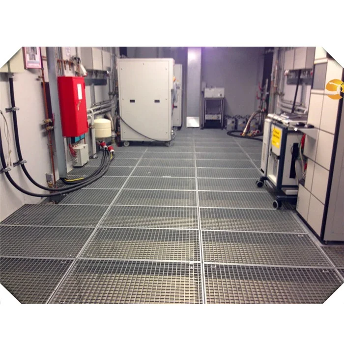 কিচেন গ্যালভানাইজড ফ্লোর গ্রেটিং 3 মিমি 4 মিমি সেরেটেড বার হাই বিয়ারিং 6