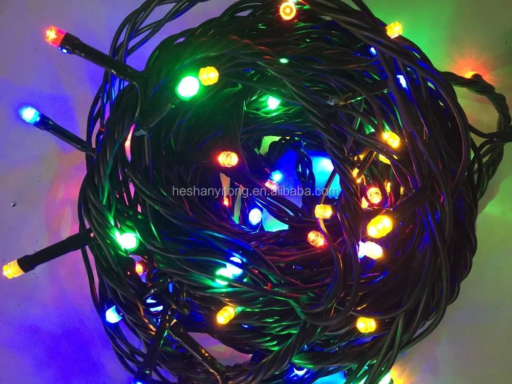High Voltage Multicolor Christmas Decorative Outfit String Lights For