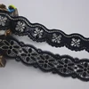 Necklace lace accessories Black and white delicate water-soluble lace trimming polyester cotton lace border