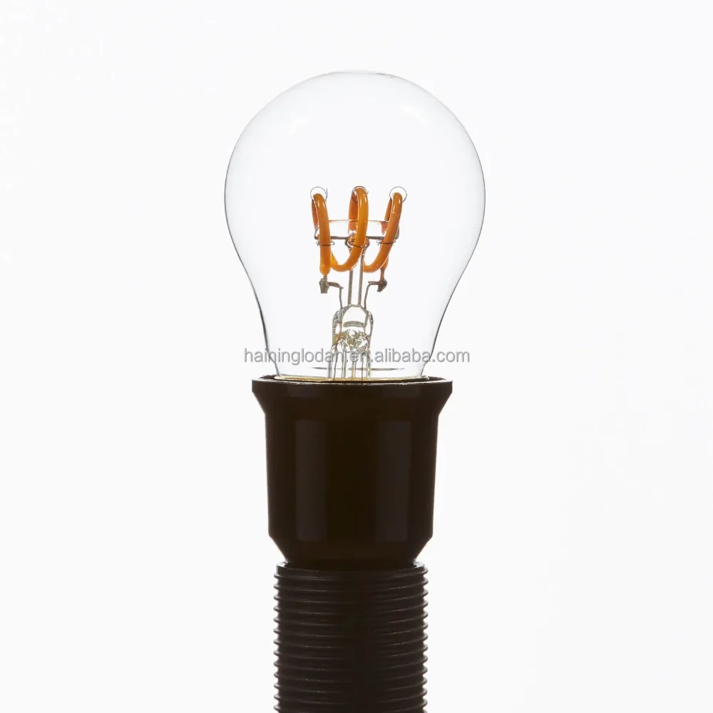 Dimmable Soft Filament LED Mini Globe G45 Spiral 3W Clear