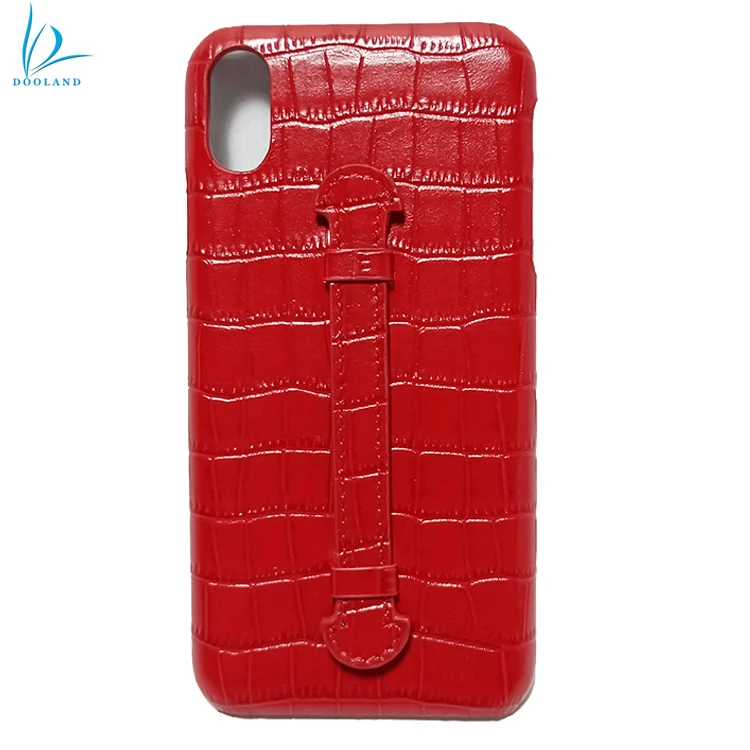 New style crocodile embossed genuine leather case for iphone xs max, Various