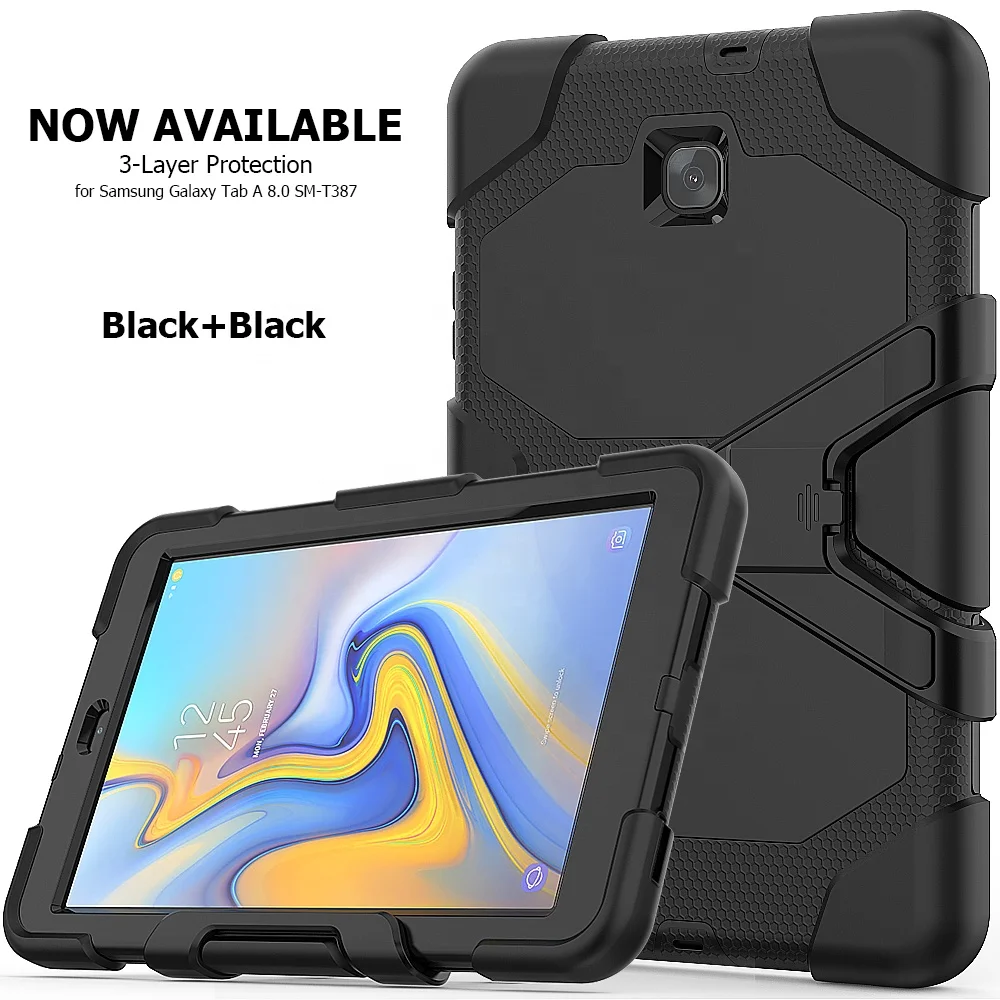 

Heavy Duty Military Protective Tablet Case for Samsung Galaxy Tab A 8.0 T385/T387/T380 Cover