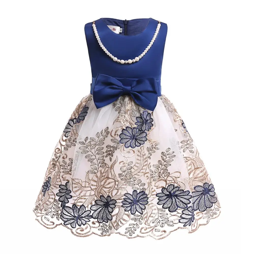 

Kids Birthday Princess Party Dress For Girls Infant Flower Children Bridesmaid Elegant Dresses Girl baby Girls Clothes Y10730, Can follow customers' requirements