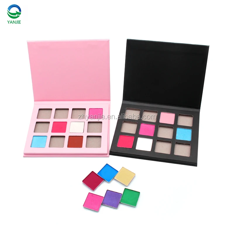 

Private Label Make Up Eyeshadow Palette no brand wholesale makeup empty cardboard magnetic eyeshadow