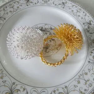 Image of Amazon Best Seller 2018 Rose Gold Wedding Napkin Ring