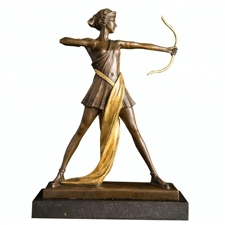 

DS-003B Dancer Girl Bronze Art Decor Modern Bronze Gold Statue Sculpture Famous Reproduction Bronze Figurines For Collectible